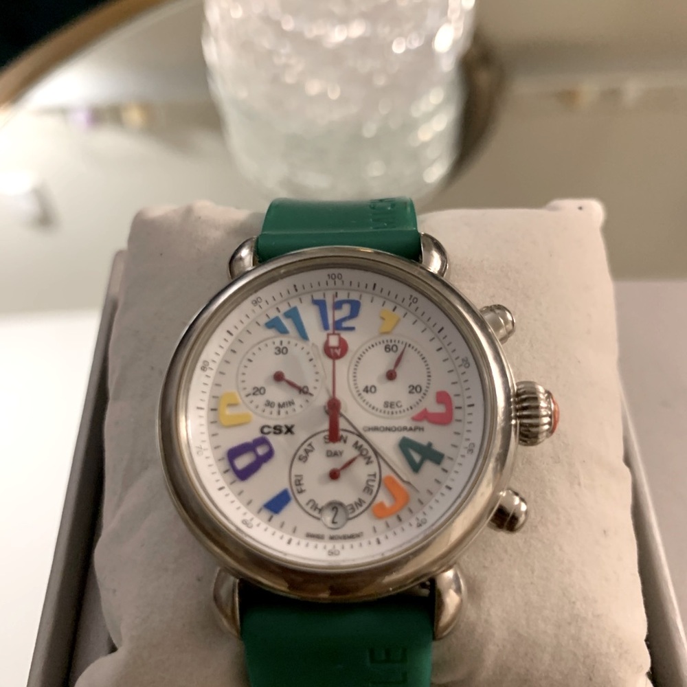 Classic Rubber Band Michele Watch